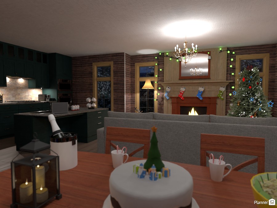 Christmas Cabin 3613059 by - image