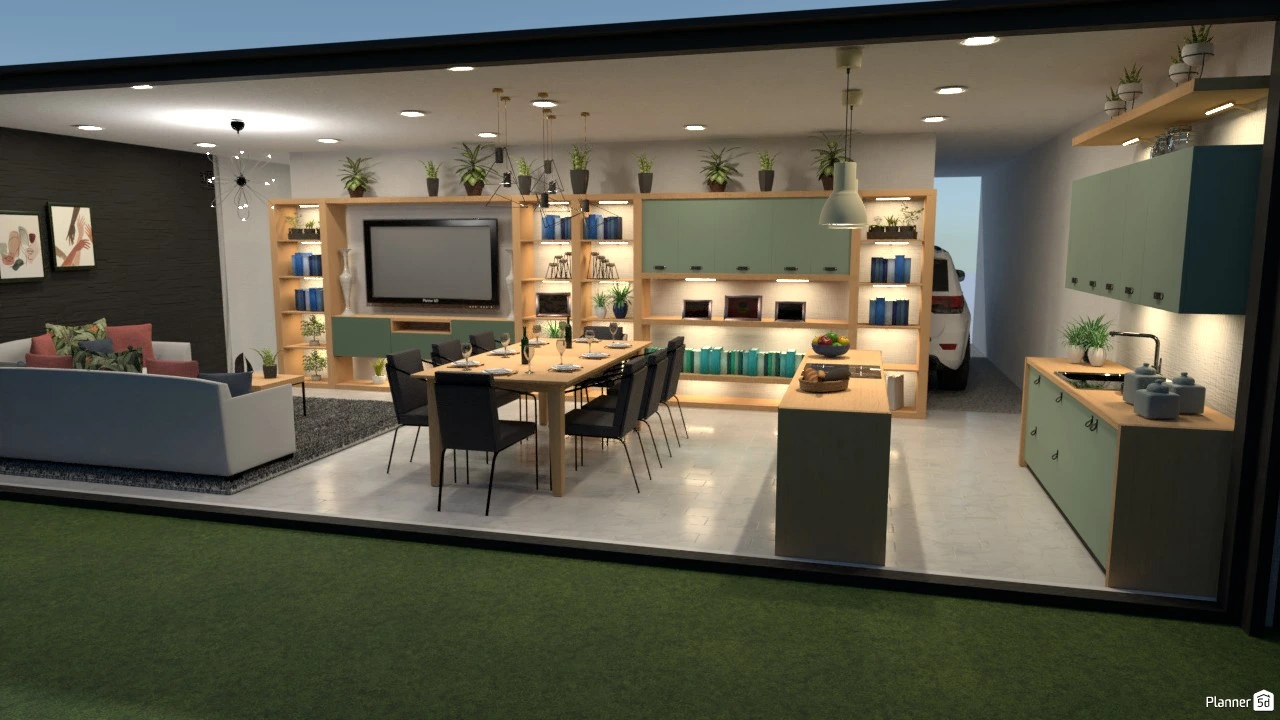 Casa Estante Verde #87497 by Mari Mond