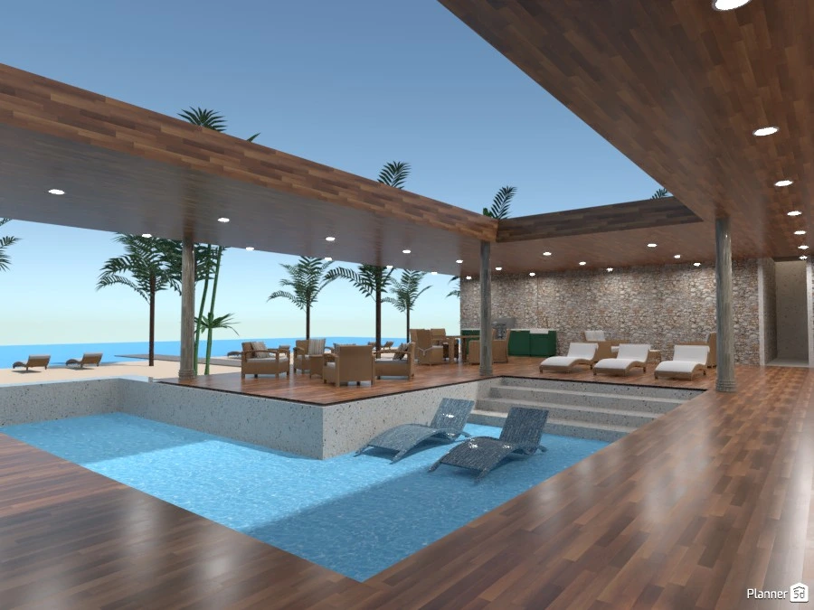 Villa Beach #84603 by Gaby Segura