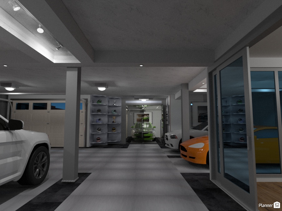 Basement Garage with Poker Room 1520143 by - image