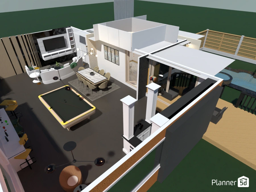 Modern Living Room #3085912 by MichyItaly