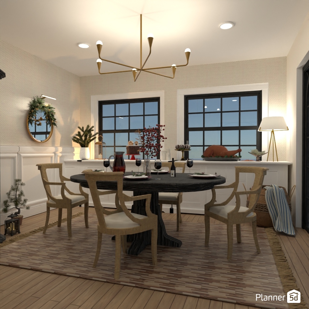 DB: Thanksgiving Day - room shell copy #23417323 by Editors Choice