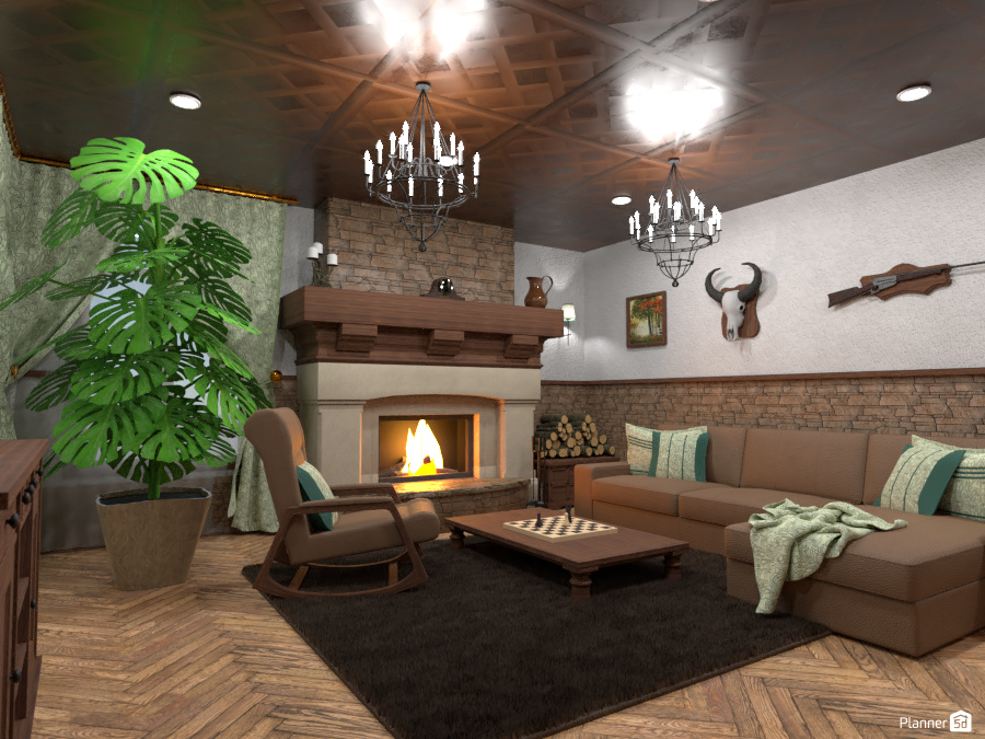 Soggiorno in stile country #6045148 by Ely Bnd