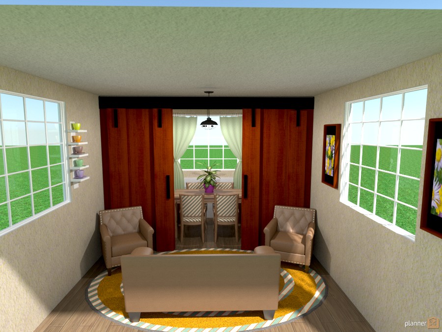 sliding barn door dining #1178077 by Joy Suiter