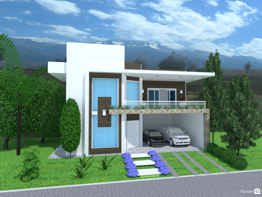 Casa moderna dos plantas 2321401 by MariaCris image