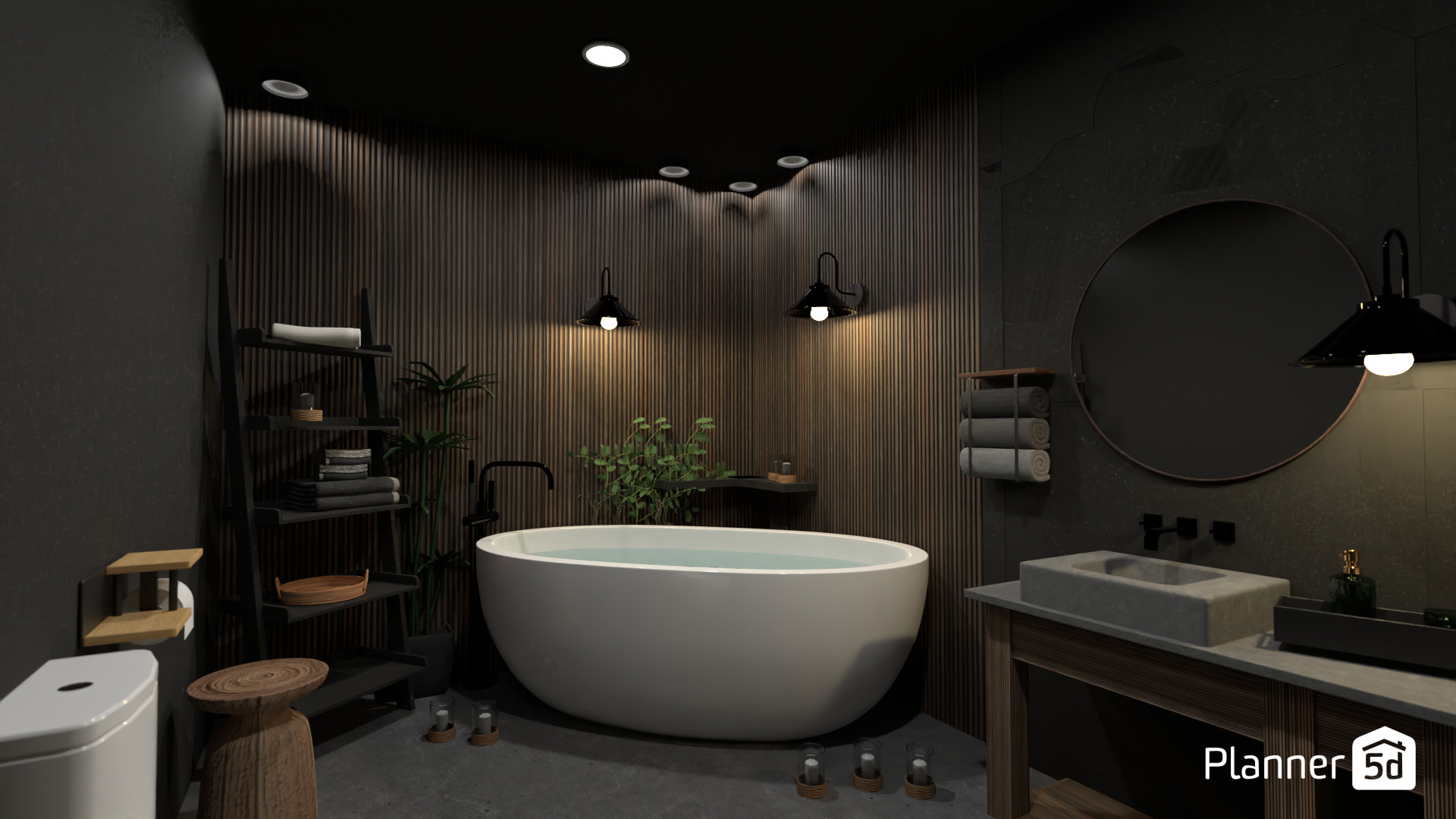 candle lit bathroom design battle 19412304 by Annie image