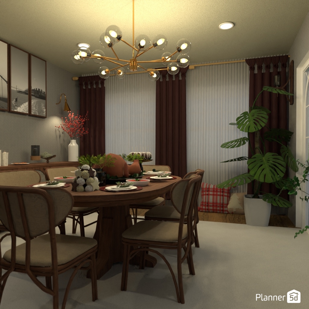 DB: Thanksgiving Day - room shell copy #23455839 by Editors Choice