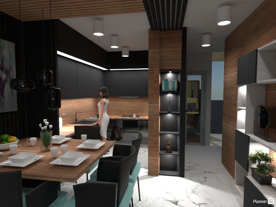 Kitchen/living room #5530341 by Юлия