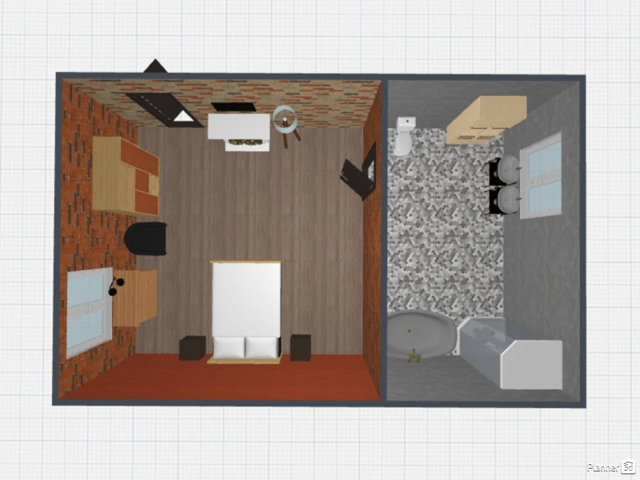 Habitación con baño #83668 Por Planner Time!