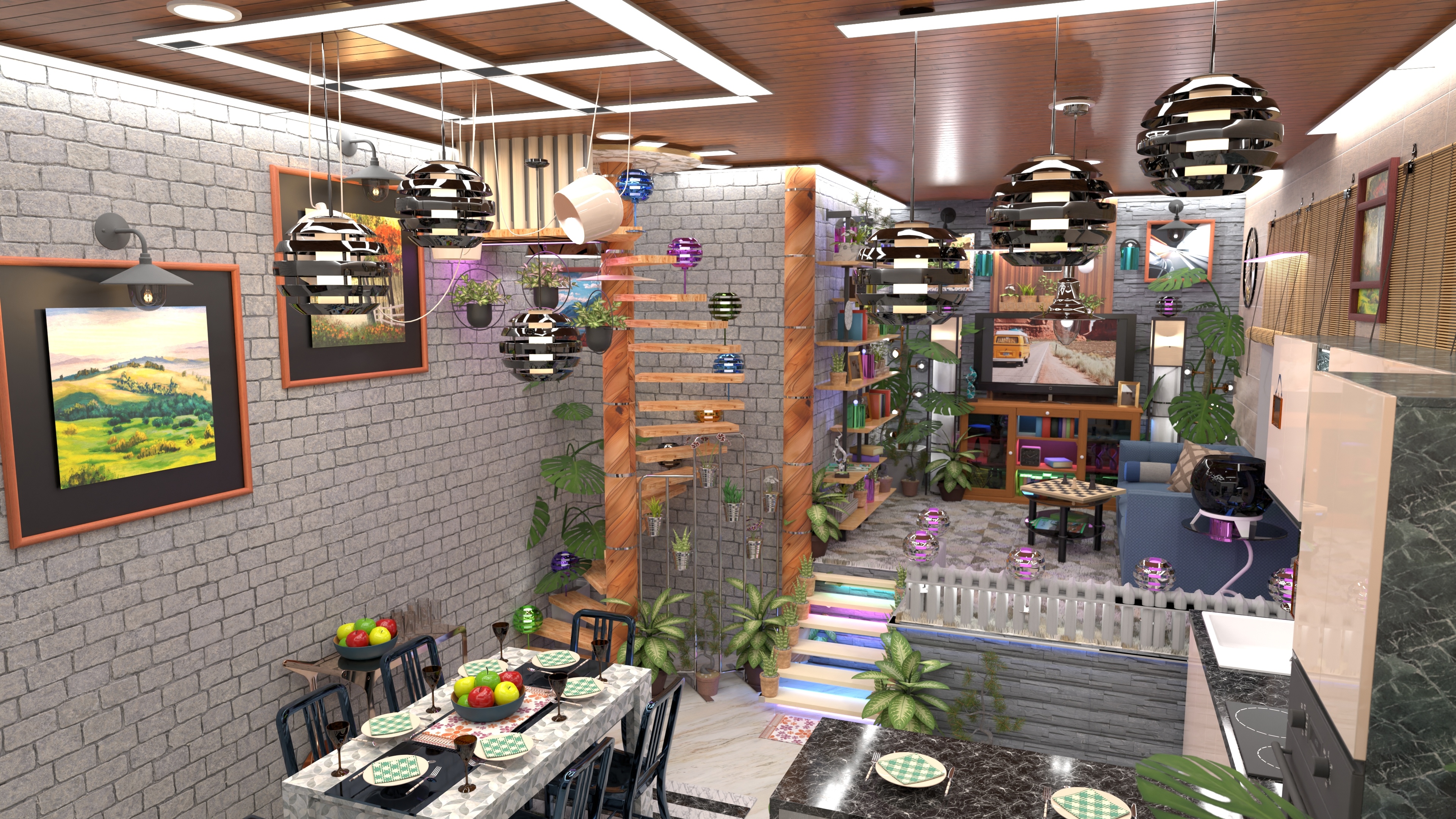 Copy of LOFT interior style #23534982 by Khishaanrau A/L Rajah
