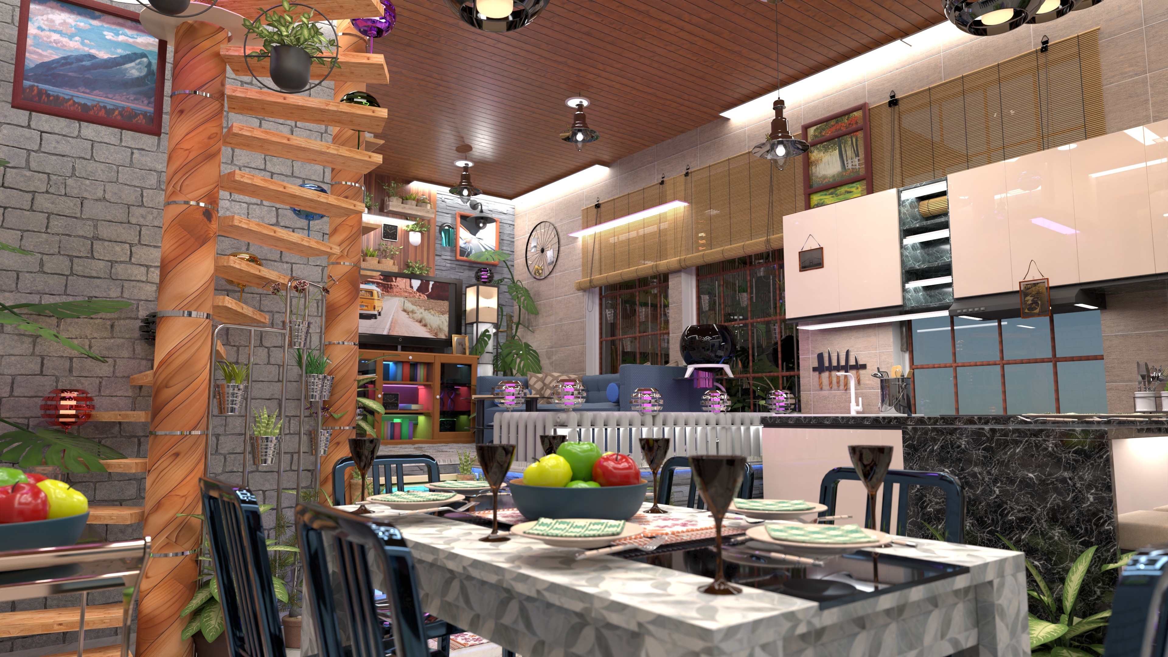 Copy of LOFT interior style #23536218 by Khishaanrau A/L Rajah