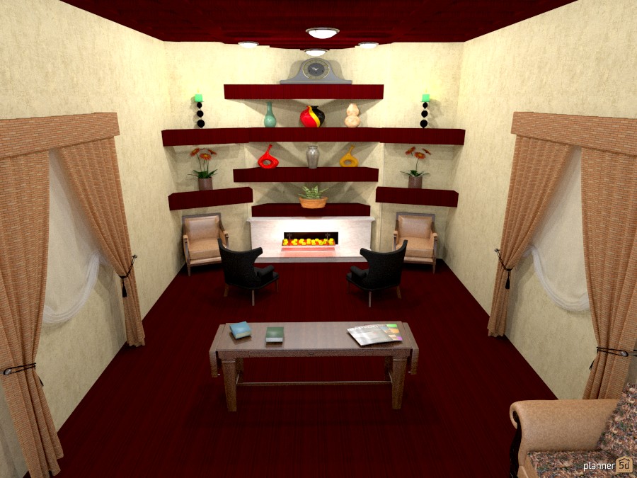 mahogany shelved lr #820723 by Joy Suiter