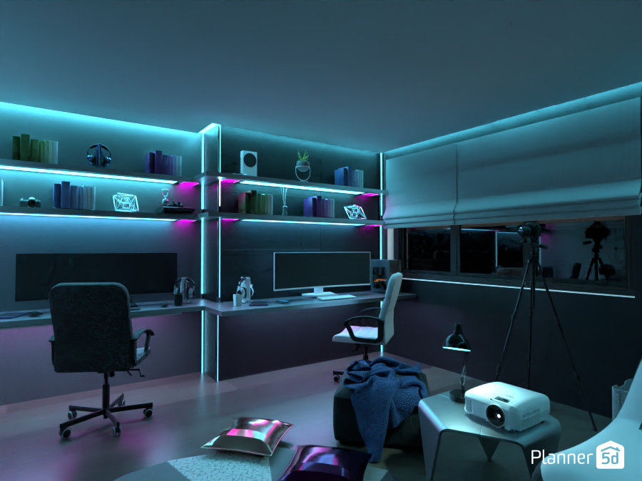 Gaming room | Batalla de diseño #10365392 by Hall Pat
