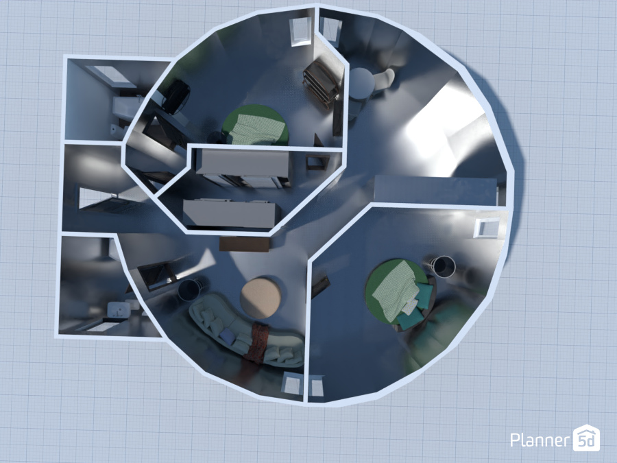 Dome House Floorplan #8615637 by Aliceson Jade Smith