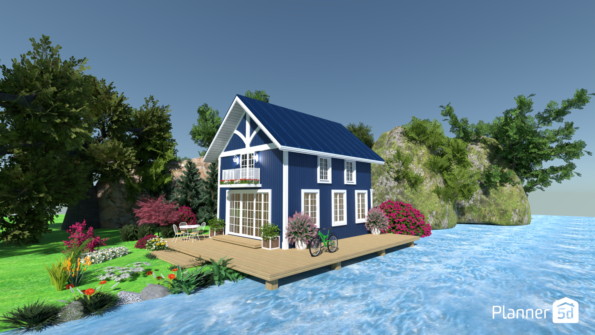 Casa sobre el rio #20309831 by MariaCris