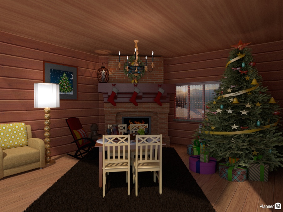 Новогодняя комнатка #1543356 by Milena