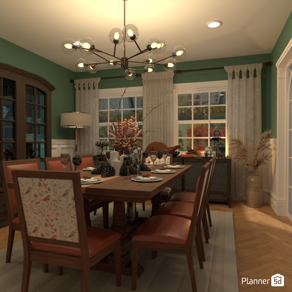 DB: Thanksgiving Day - room shell copy #3379652 by Editors Choice