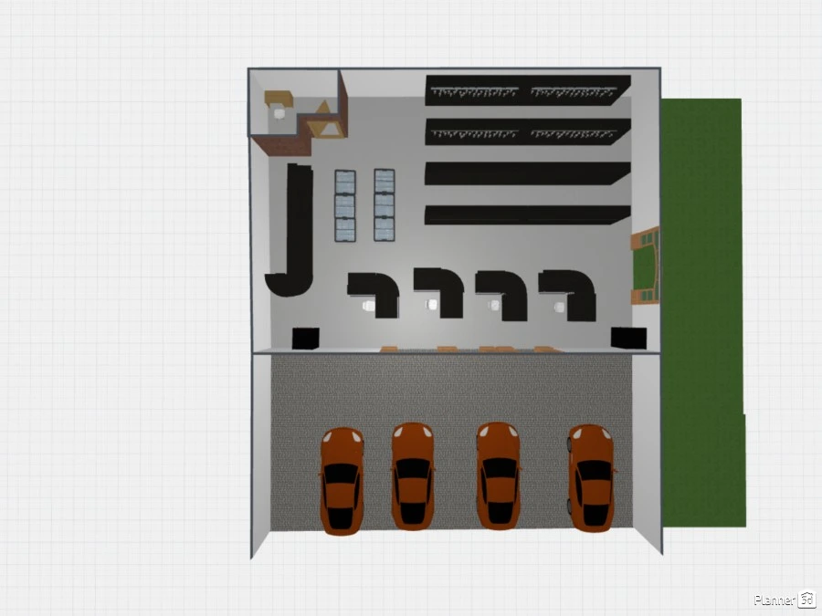 mercearia - Free Online Design | 3D Lagerraum, Abstellraum Floor Plans by  Planner 5D, image size:900x675