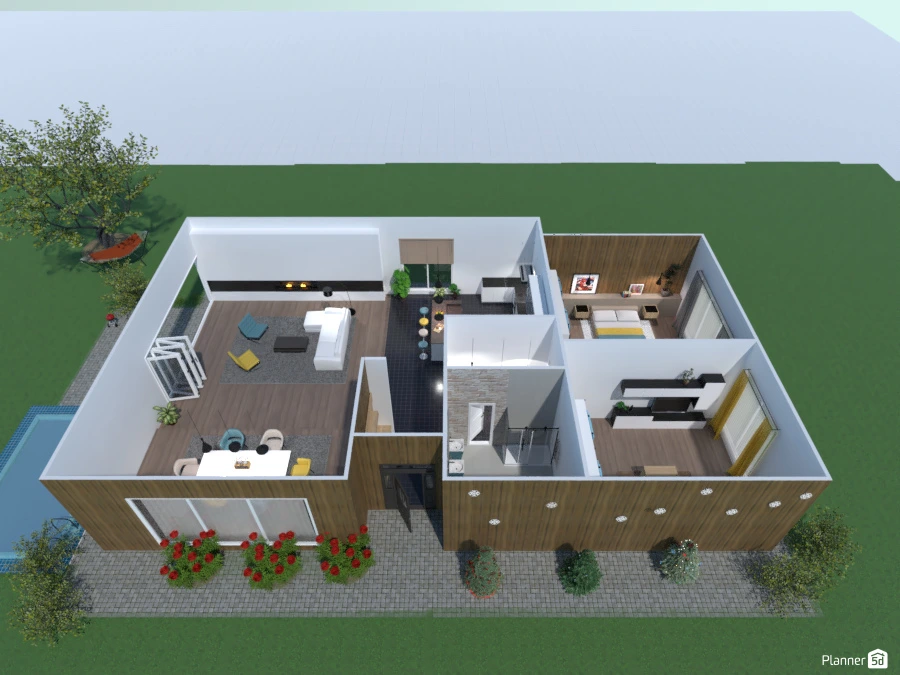 Modern Christmas House #92897 by Connor McCoy