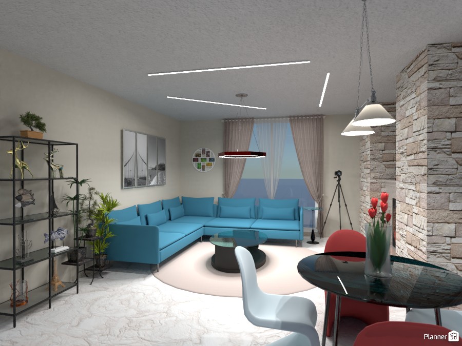 Гостиная --столовая #4442740 by Olga