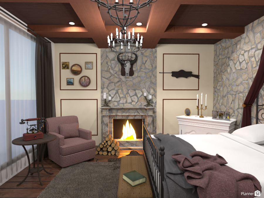 mountain view bedroom #5893537 by Oleksandra Kunieva