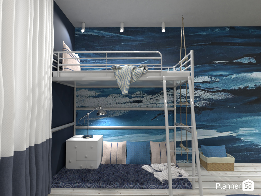 Blue kids room #6478106 by Rita