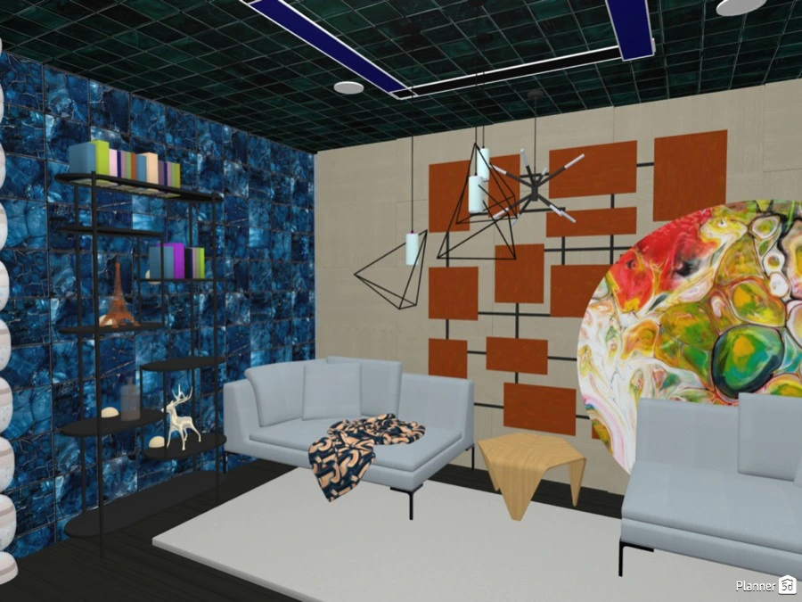 Colorful modern living room #3120536 by Emilt w