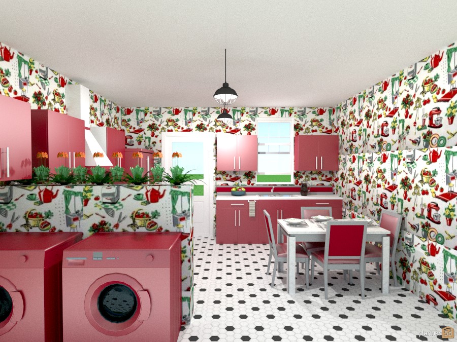 50's red kitchen 1001591 by Joy Suiter image
