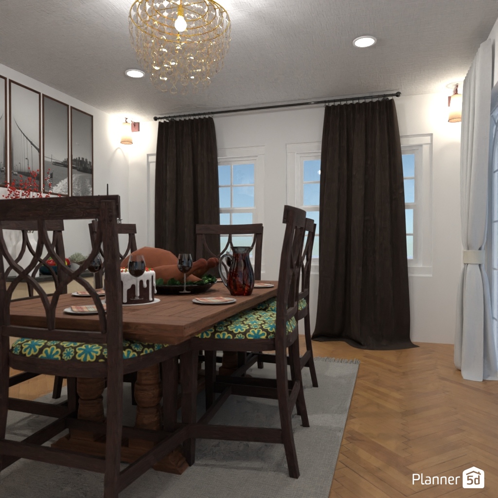 DB: Thanksgiving Day - room shell copy #23404099 by Editors Choice