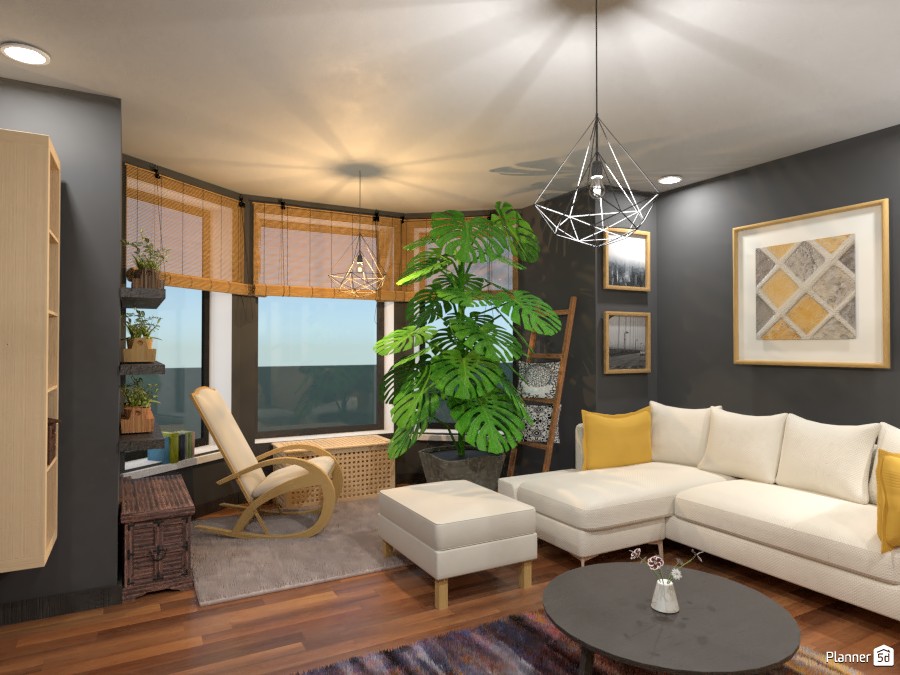 Scandinavian living room 1 #3643201 by Rita
