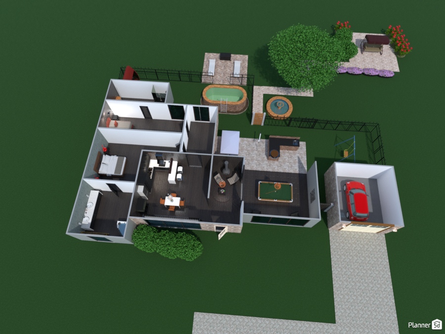 Garden Home #1941091 by Shrinivas Samant