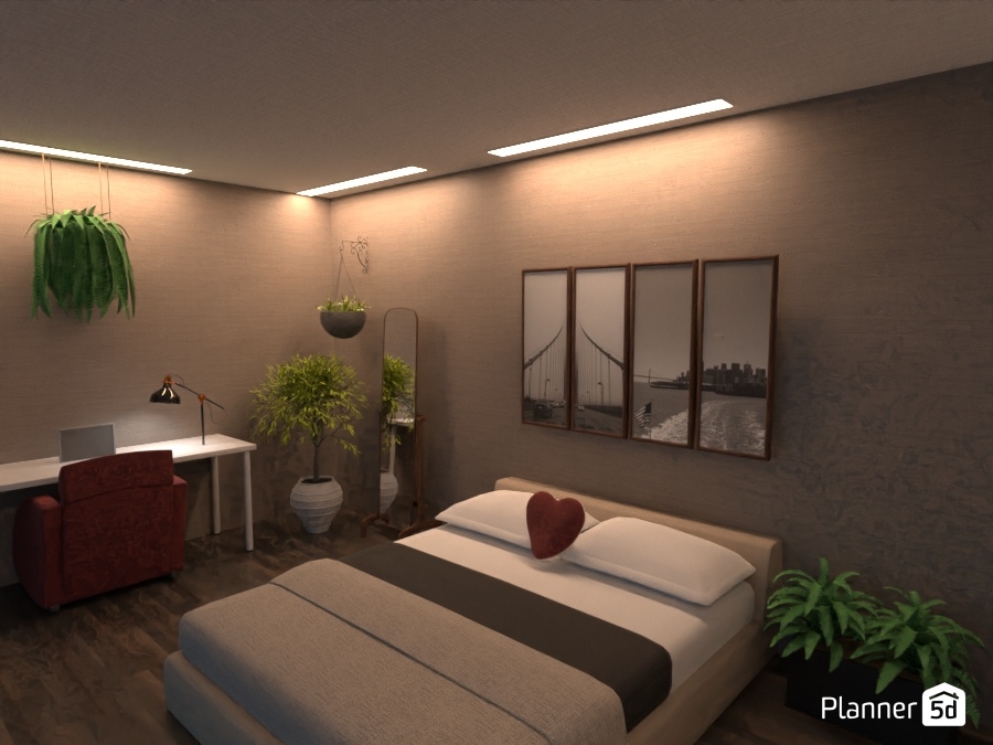 Large Modern Bedroom #28012132 by Tula