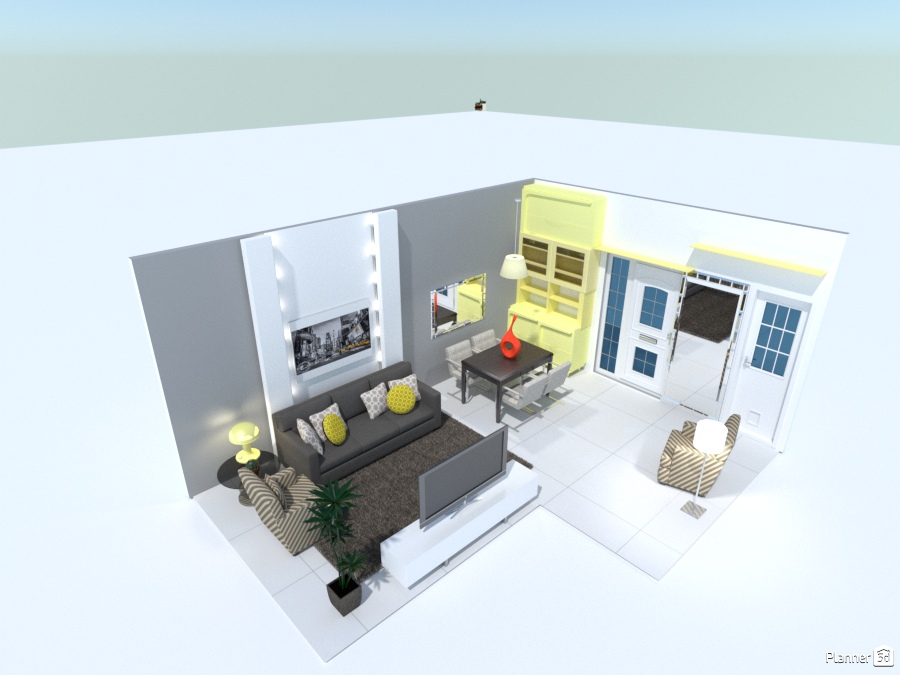 Nova Salada Amarela e Cinza #1667388 by Liz Ribeiro