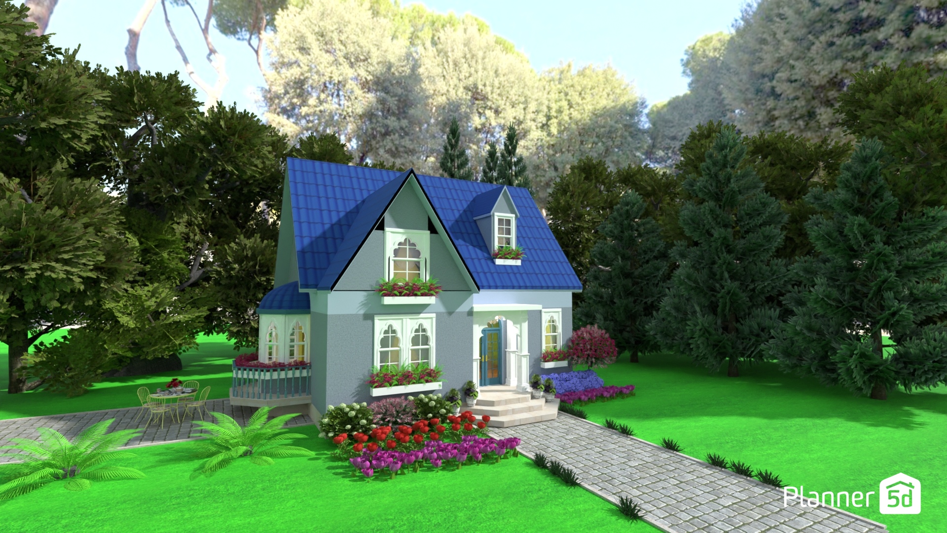 Blu House #21784198 by MariaCris