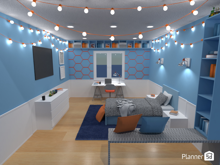 Habitación infantil azul | Batalla de diseño. 6448506 by Hall Pat image