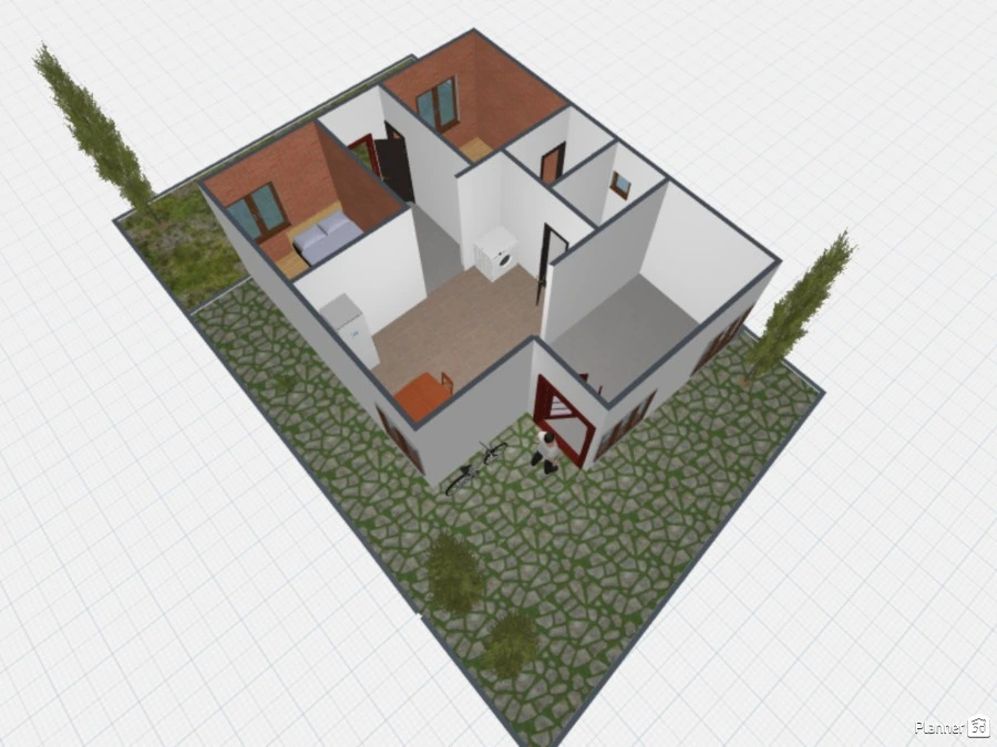 Rumah Sederhana 6x7.5 meter #82612 by Erwin Abdillah