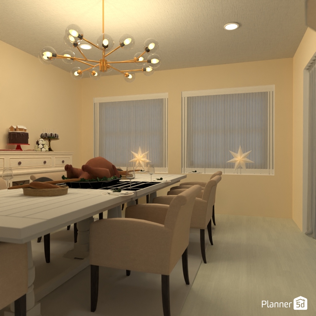 DB: Thanksgiving Day - room shell copy #23442571 by Editors Choice