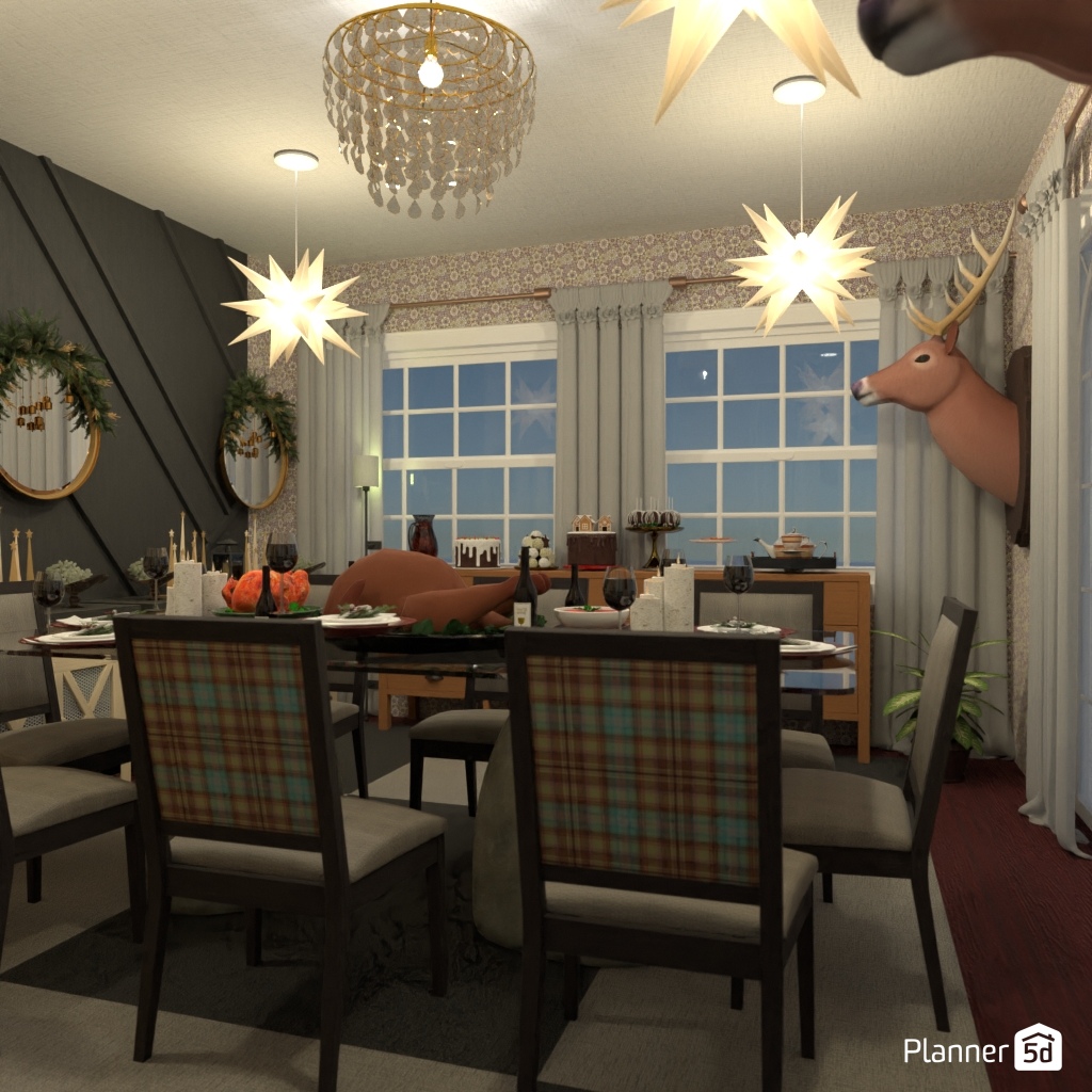 DB: Thanksgiving Day - room shell copy #23497222 by Editors Choice