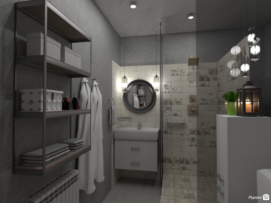 Санузел в женском лофте #1783980 by Elena Strenova