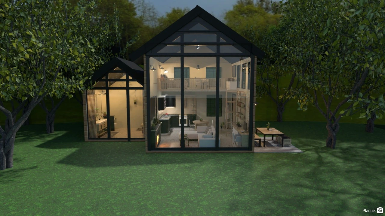 Casa en el bosque. (p.c.) #85702 by Hall Pat