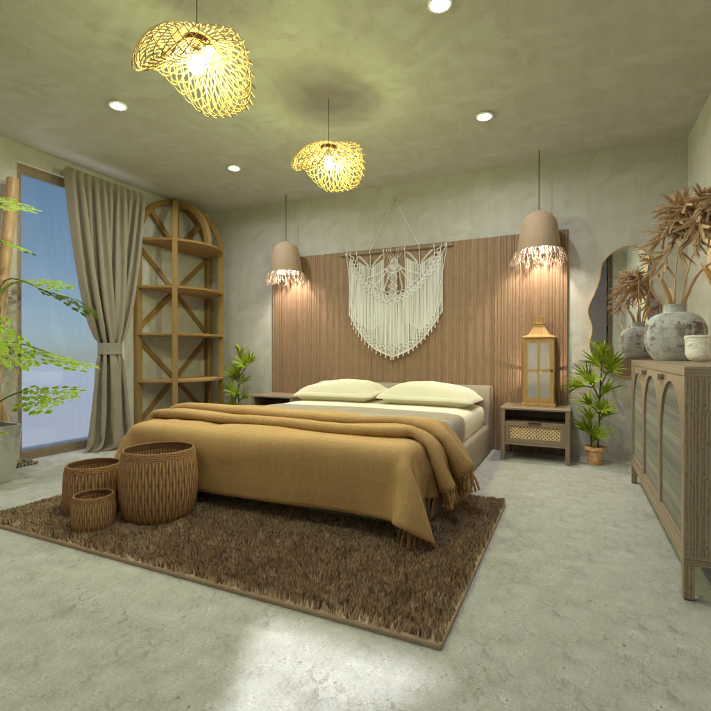 Wabi Sabi Bedroom #14574347 by Editors Choice