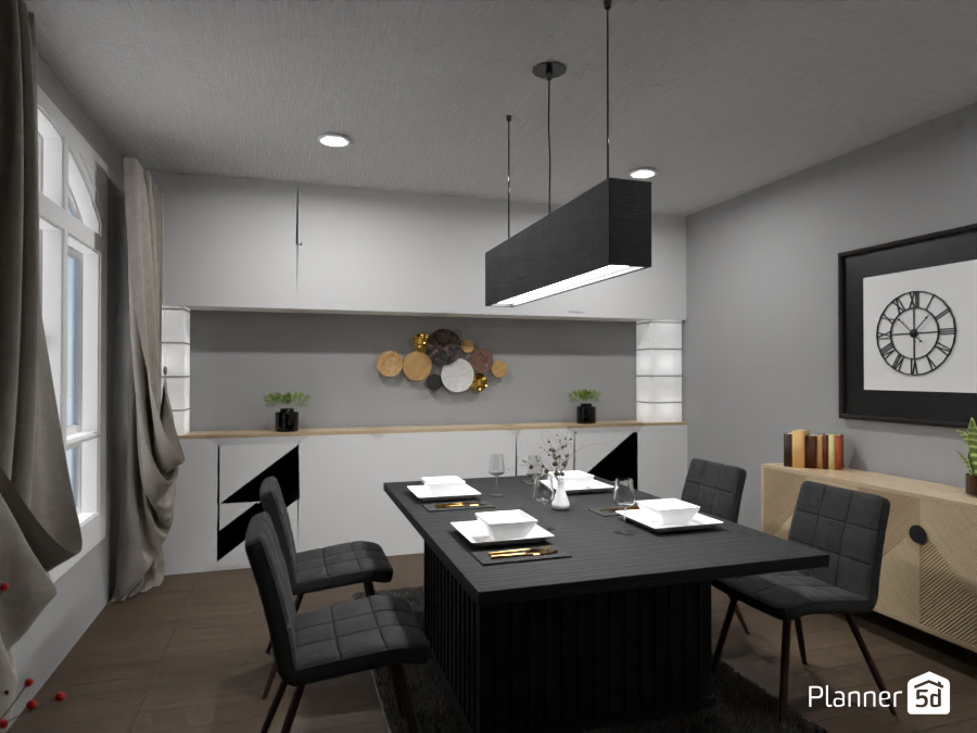 Black table : Design battle contest #12075552 by Gabes