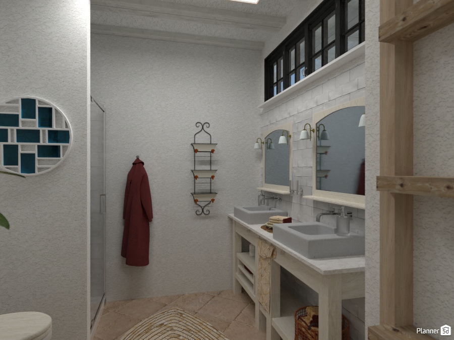 Casa Rustica: Bagno #2501595 by Micaela Maccaferri