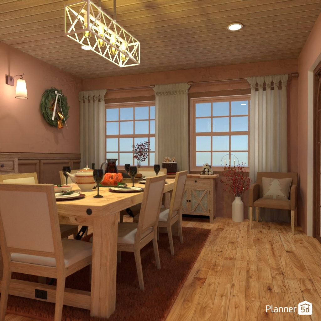 DB: Thanksgiving Day - room shell copy #23407839 by Editors Choice