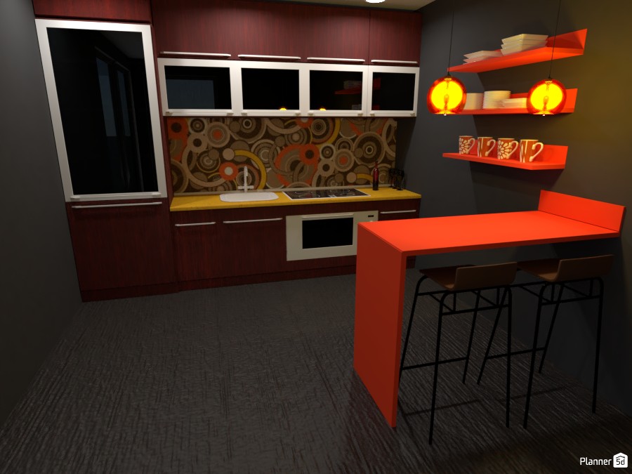 Orange Kitchen #3056940 by ESK
