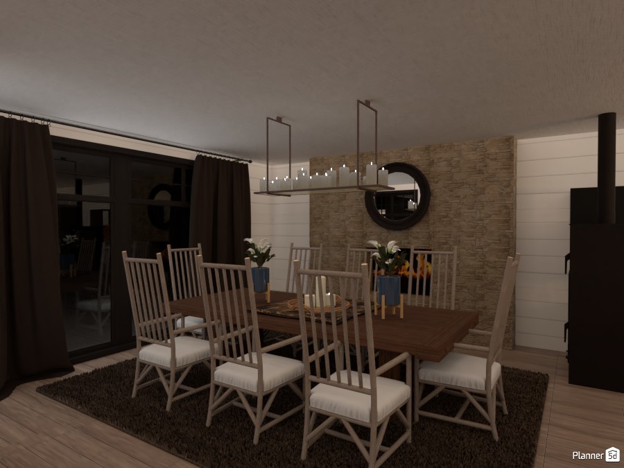 modern dining room #3931288 by tiffbrant