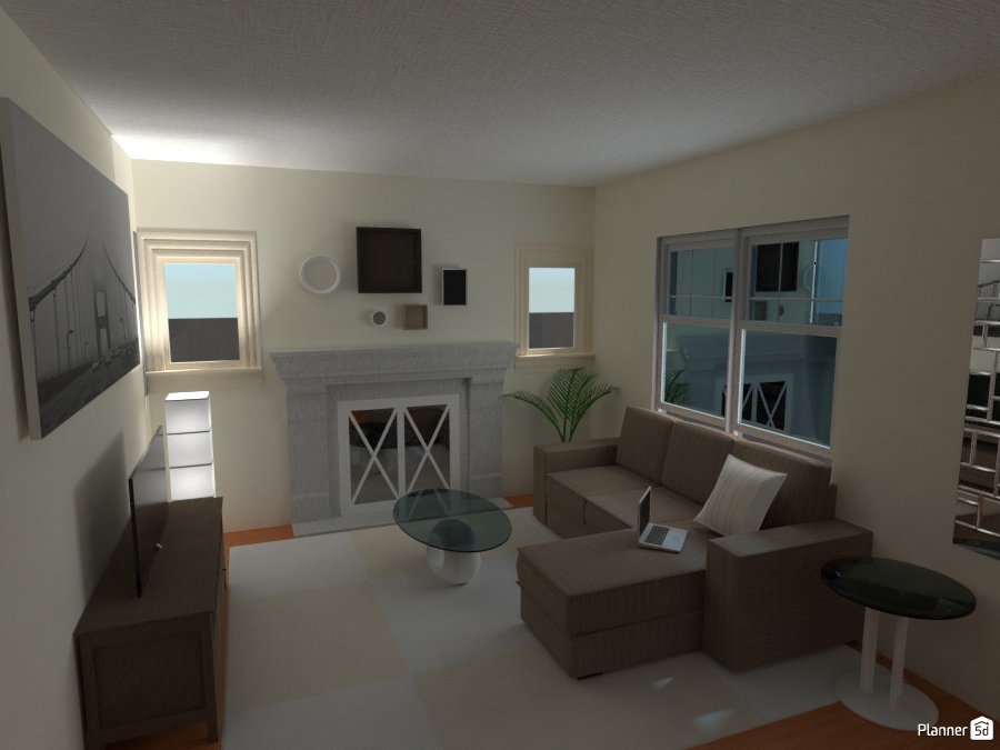 Soft modern small living room 2403354 by Livvy image