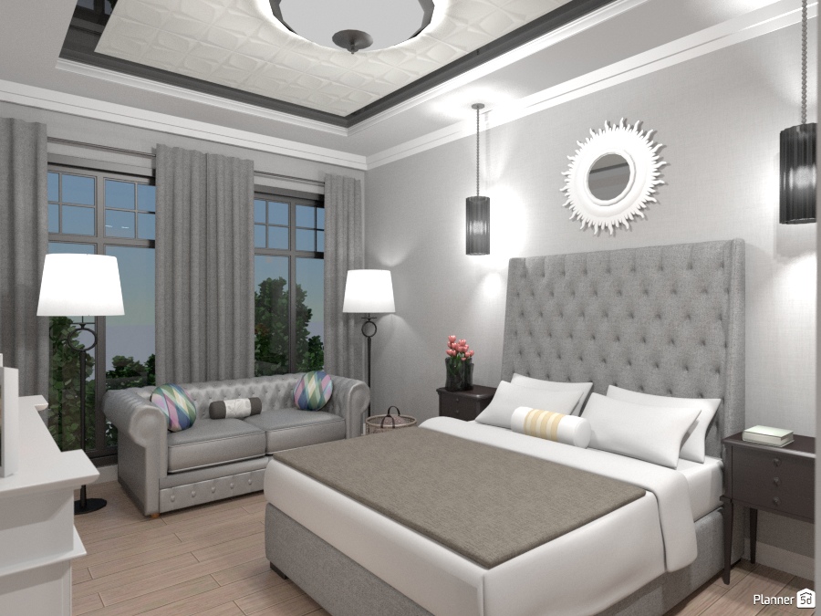 Спальня с гардеробной #1450361 by Elena Strenova