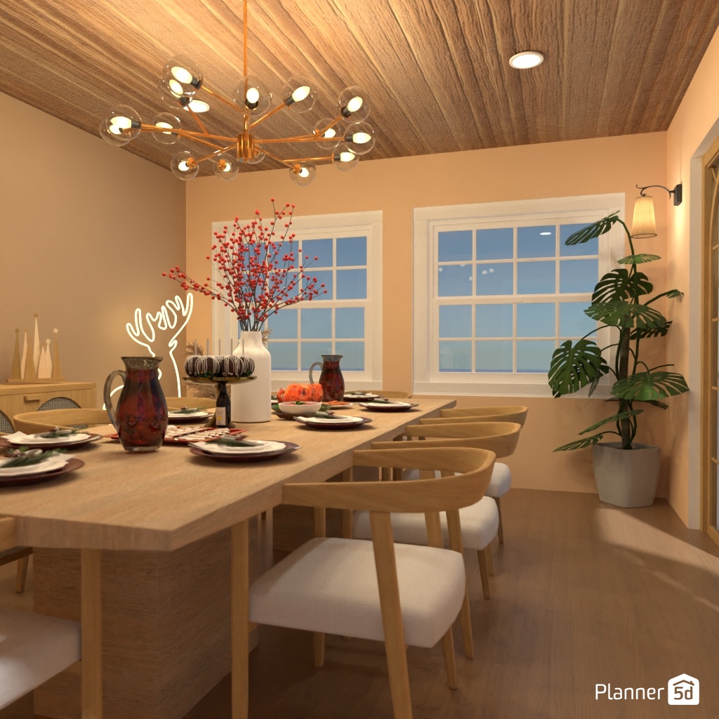 DB: Thanksgiving Day - room shell copy #23397634 by Editors Choice