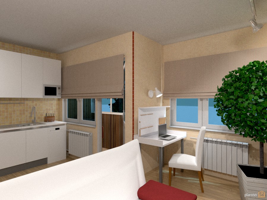 Нежная квартира для молодой девушки. #1197180 by Elena